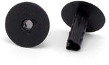 Feed Thru Coax Wall Bushing w/Knockout Blk 100BAG