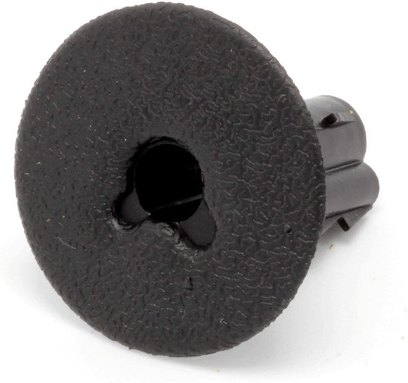 Feed Thru Coax Wall Bushing w/Knockout Blk 100BAG