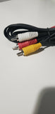 6 Ft RCA A/V COMPOSITE CableS DVD/VCR/SAT YELLO RED WHITE CONNECTORS